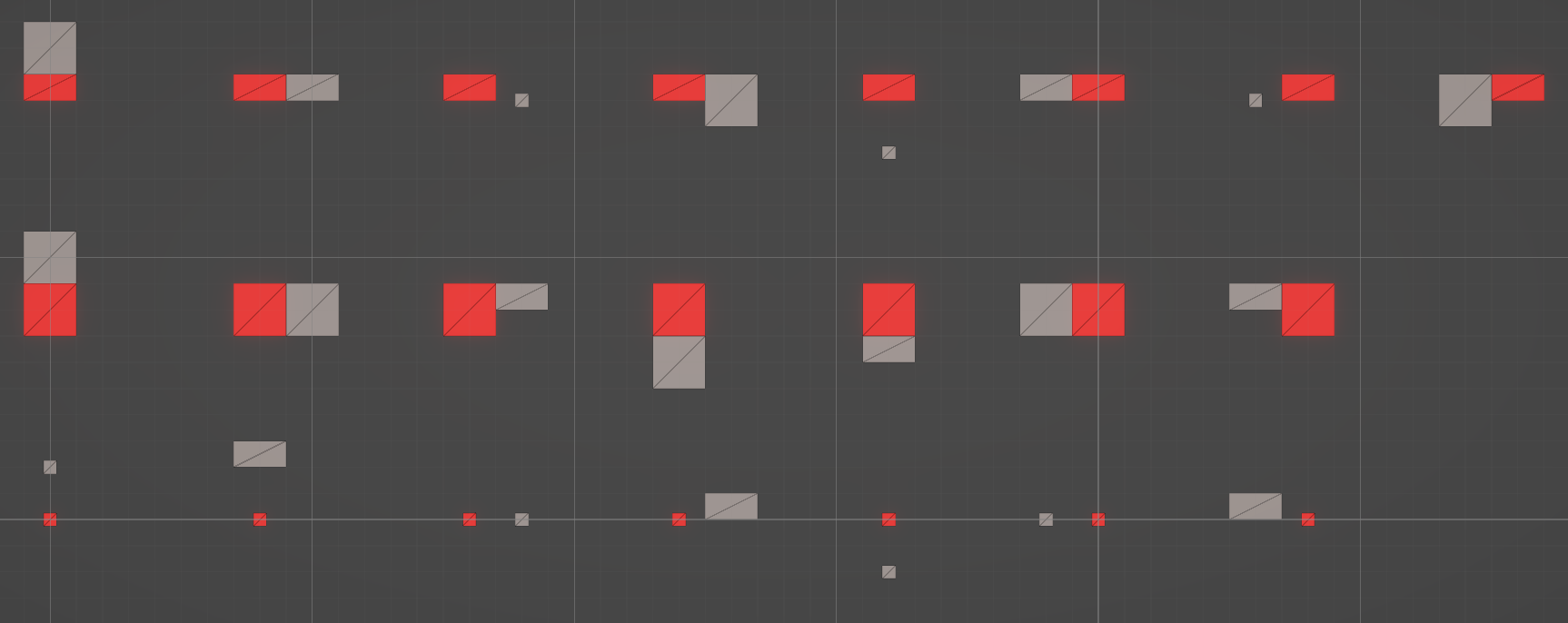 Hoe elke module met de andere modules samen komt (<i>adjacency constraints</i>).